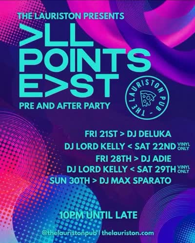 All Points East Pre and After Party