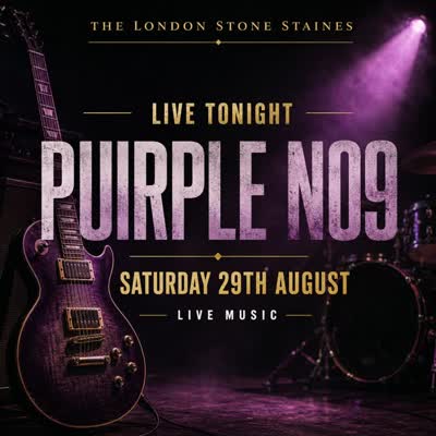 LIVE TONIGHT AT THE LONDON STONE STAINES!