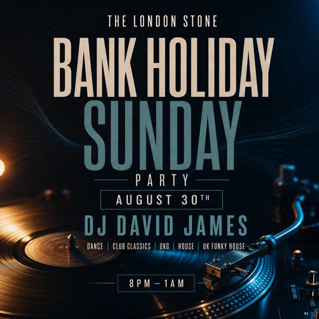 BANK HOLIDAY SUNDAY AT THE LONDON STONE STAINES!