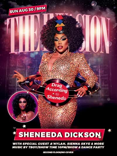 SUNDAY NIGHT! Sheneeda Dickson Invades The Stonewall Upstairs