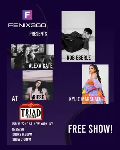 FENIX360 presents a FREE show at the Triad Theater
