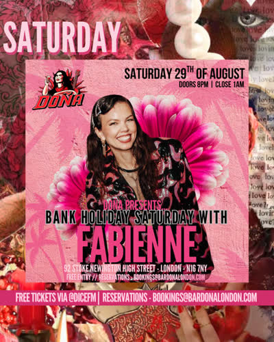 A DOÑA PRESENTS BANK HOLIDAY SPECIAL W/ @_fabiennesworld