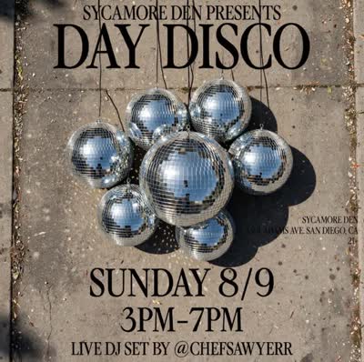 DJing a disco set @sycamoreden this Sunday!! Can’t wait to see y’all there🪩🕺🏻