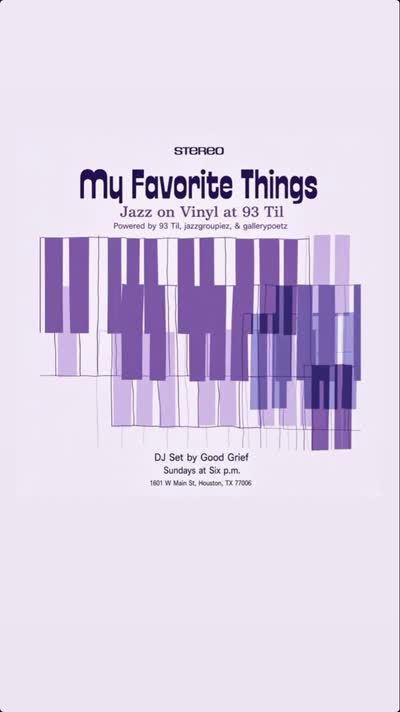 My Favorite Things: Jazz on Vinyl at 93 Til