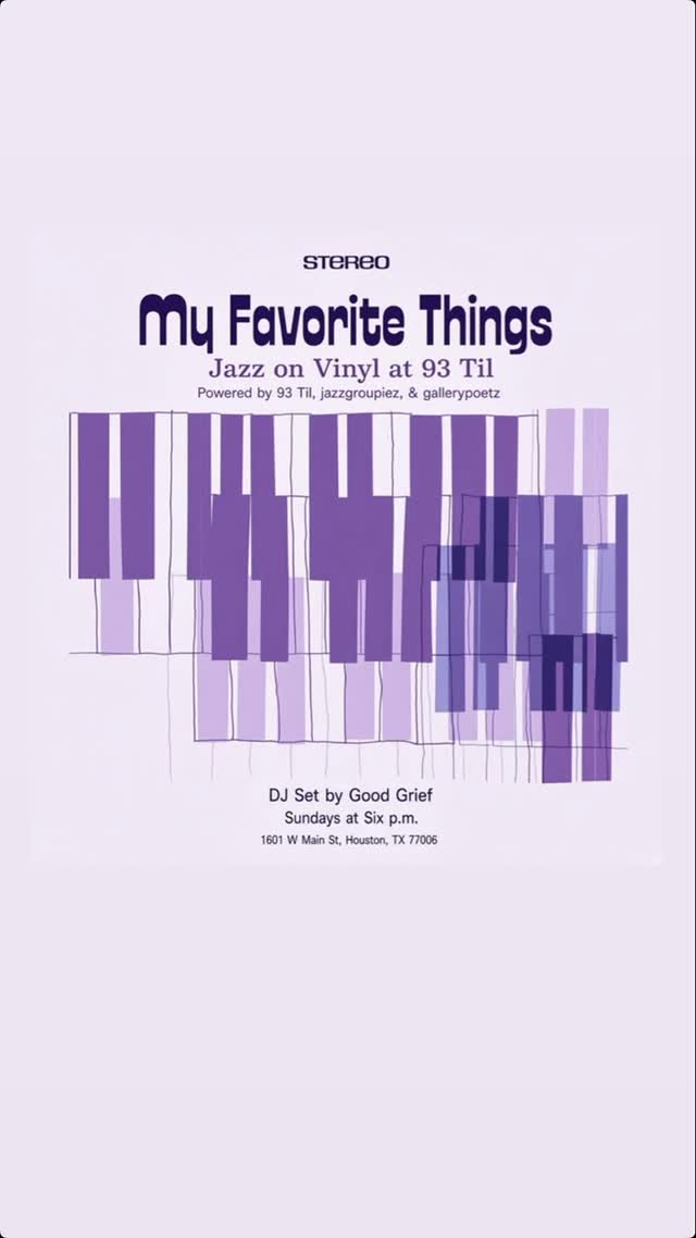 My Favorite Things: Jazz on Vinyl at 93 Til