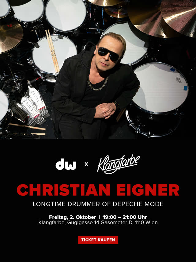 DEPECHE MODE DRUMMER CHRISTIAN EIGNER LIVE IN WIEN!