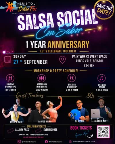 BRISTOL SALSAFIX 1-YEAR ANNIVERSARY CELEBRATION!