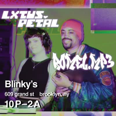 TONIGHT! Come have a cocktail and vibe to some dance/house/hip hop by @romel.mp3 and lxtus petal. See you on the dance floor!