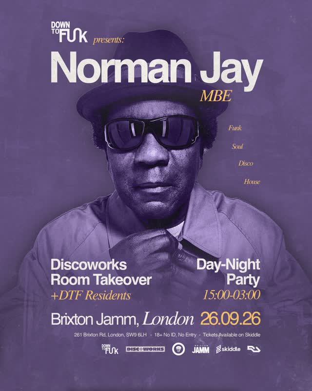DOWN TO FUNK PRESENTS: NORMAN JAY MBE