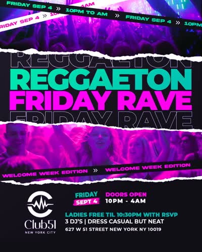 THIS FRIDAY @ CLUB 51 NYC