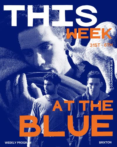 THIS WEEK AT THE BLUE