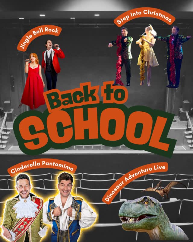 Holiday Entertainment: Dinosaur Adventure Live, Step into Christmas, Jingle Bell Rock, Cinderella Pantomime