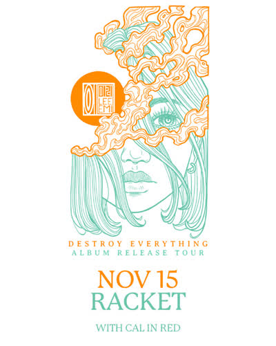 JUST ANNOUNCED: Lee Emi (@ermsauce) of @thecranewives is headlining Racket on Sunday, november 15th.