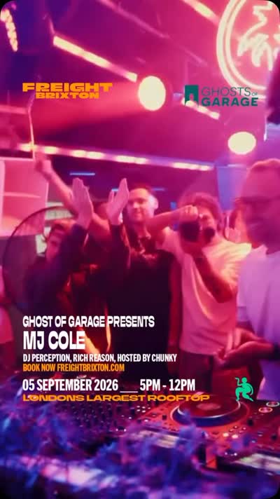 MJ Cole lands on the rooftop this Saturday... Tell us a better way to close out your summer😳 Tickets are still available at just £5, come on down!