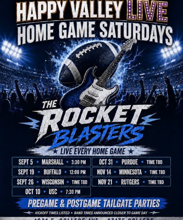 Happy Valley Live Home Game Saturdays - The Rocket Blasters