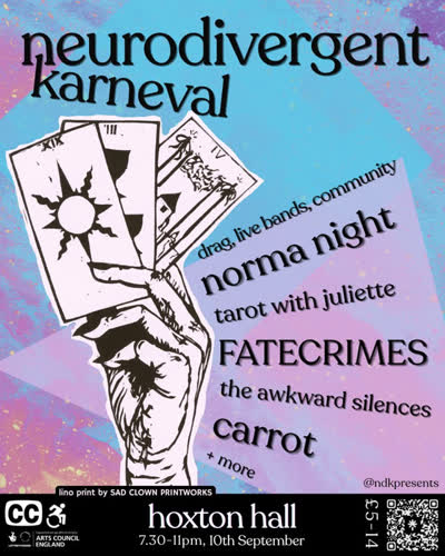 On 10th September we're back at Hoxton Hall with another fierce line-up.