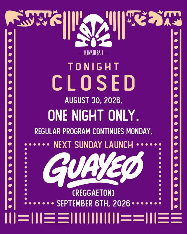 NEXT SUNDAY LAUNCH GUAYEØ (REGGAETON)