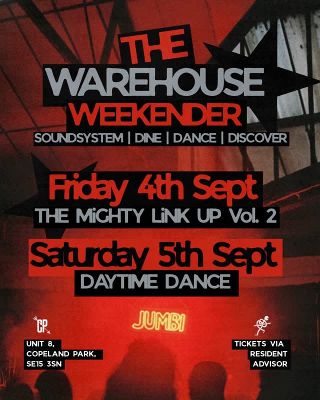 THE JUMBI WAREHOUSE WEEKENDER