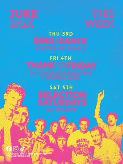 THIS WEEK AT JUKEBOX 🥳