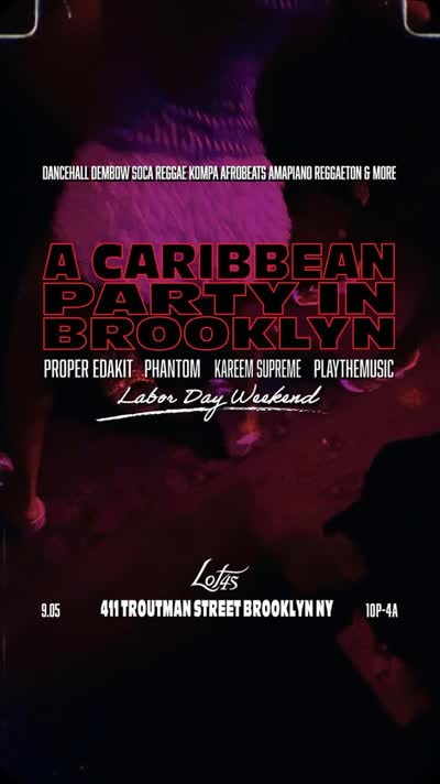 Caribbean party unofficial Summer close out