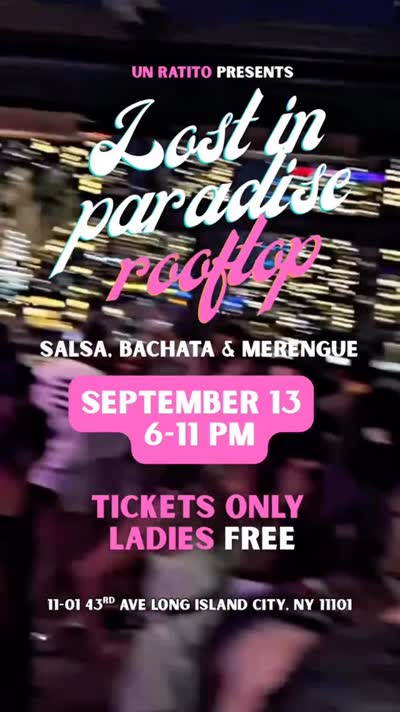 Bachata, Salsa, & Merengue Rooftop Party