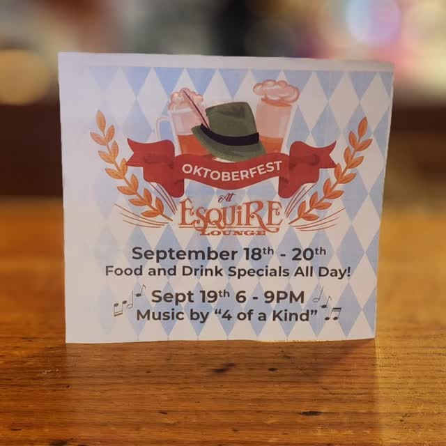 Oktoberfest at Esquire Lounge