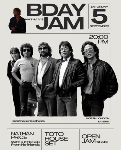 Birthday Jam Night - Toto Tunes
