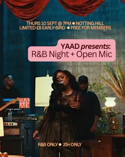 YAAD presents: R&B Night + Open Mic