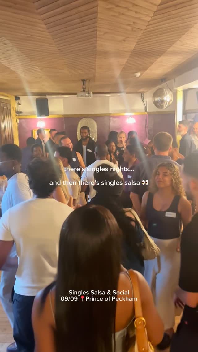 salsa, games.. and a room full of people you actually want to meet
