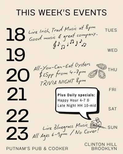 This Week's Events