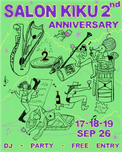 HEYYO. SALON KIKU IS TWO.