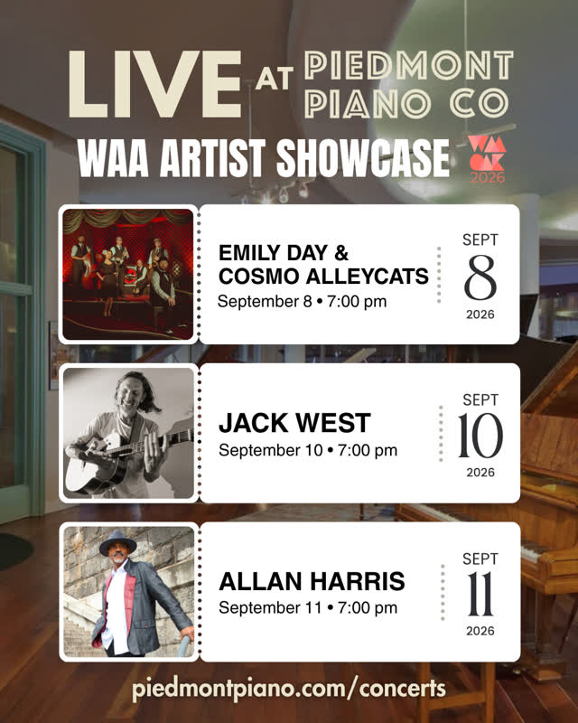 LIVE at Piedmont Piano Co - WAA Artist Showcase