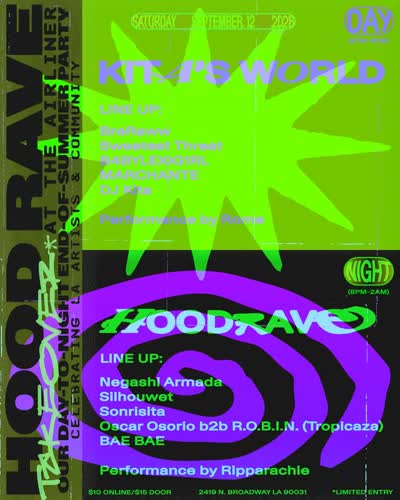 HOOD RAVE END-OF-SUMMER DAY-TO-NIGHT PARTY