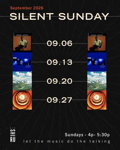 SILENT SUNDAY September 2026 Lineup Drop