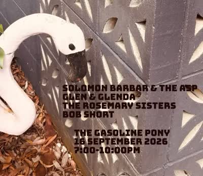 WED 16th. SEPTEMBER AT GASOLINE PONY