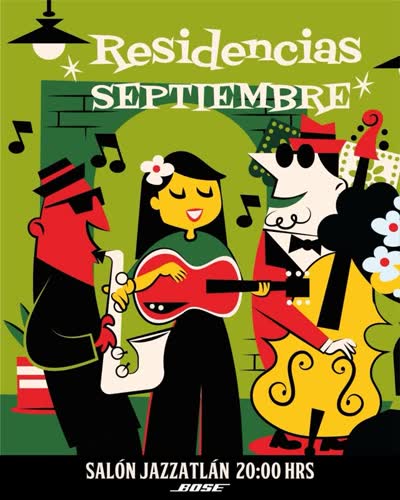 Las Residencias de Septiembre en el Salón Jazzatlán Capital