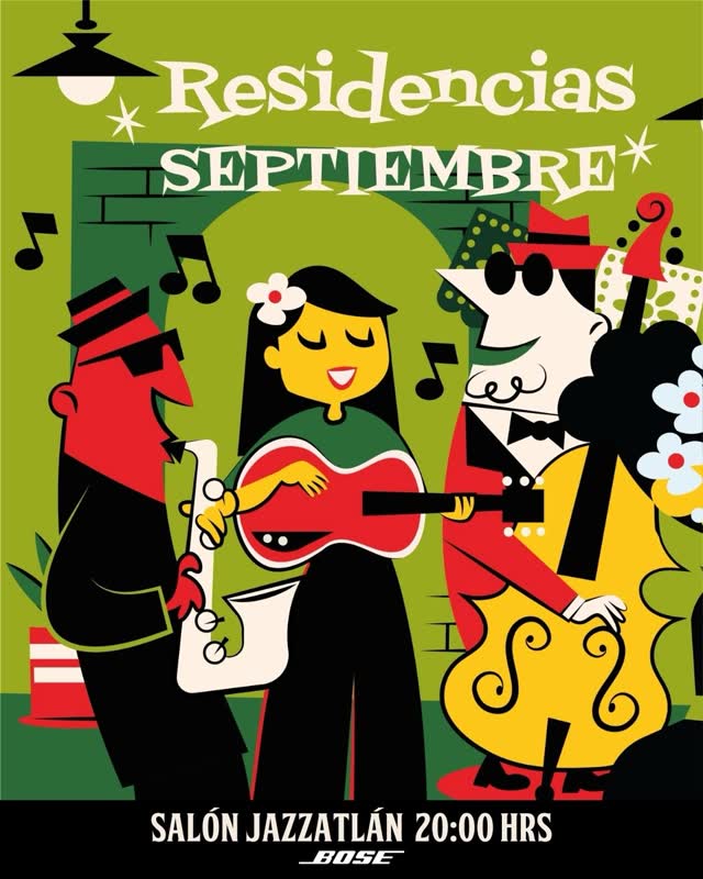 Las Residencias de Septiembre en el Salón Jazzatlán Capital