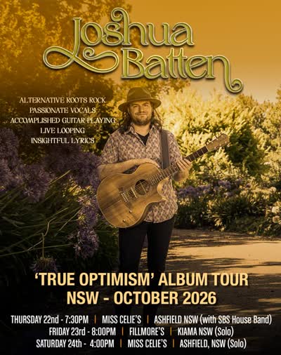 'True Optimism' Album Tour NSW - October 2026