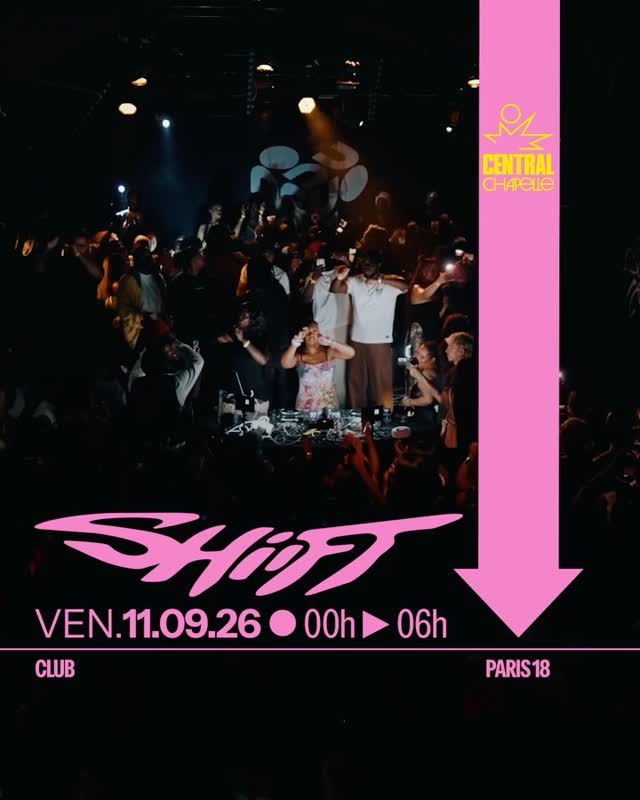 SHIIVA WE WANNA PARTYYYYY! La tornade @shiivanah retourne tout sur son passage et Central Chapelle n’y échappera pas : rendez-vous le 11 septembre pour @leshiift avec @armelbizzman & @thatsgls !