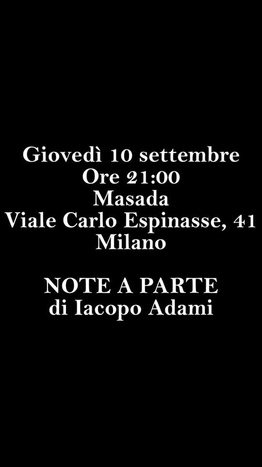 NOTE A PARTE