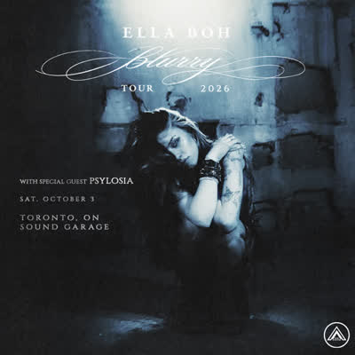 @psylosia joins @ellaboh at @thesoundgaragegeary on Saturday, October 3rd!