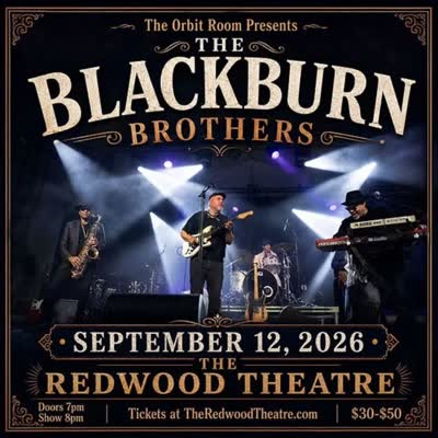 Another Blues Family Concert to get excited about! Back at @theredwoodtheatre September 12.