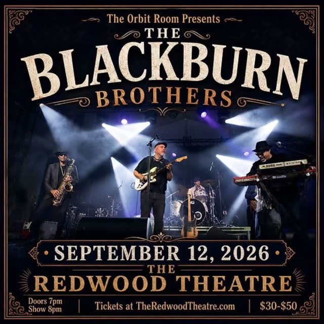 Another Blues Family Concert to get excited about! Back at @theredwoodtheatre September 12.