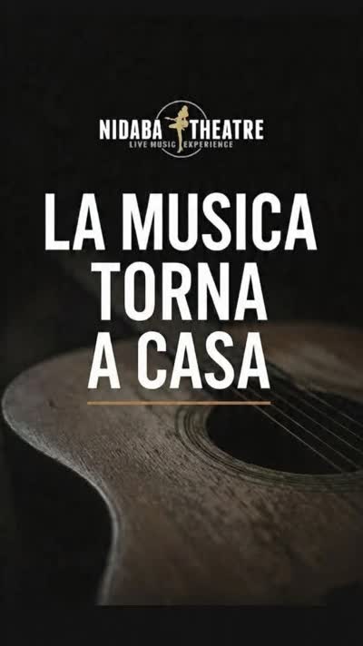 Il Nidaba Theatre riapre il 1° ottobre. Si riaccendono le luci, torna il palco, torna la musica live.