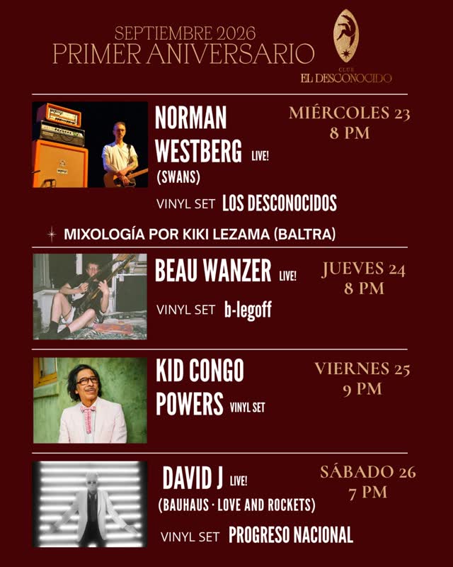 SEMANA DE ANIVERSARIO I DE EL DESCONOCIDO