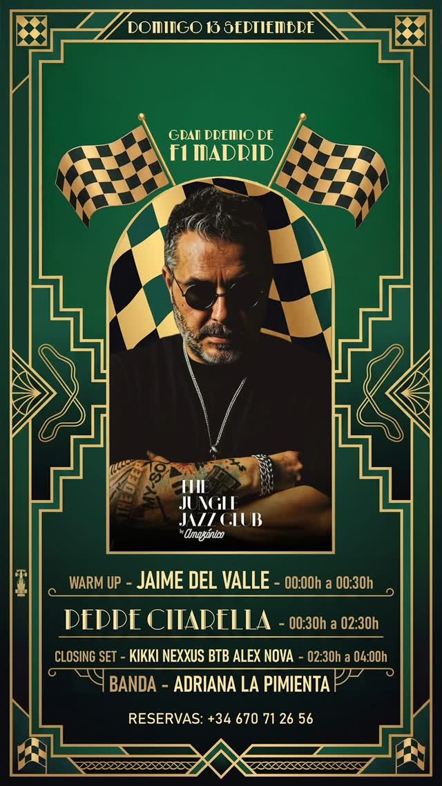 Gran Premio de F1 Madrid - The Jungle Jazz Club