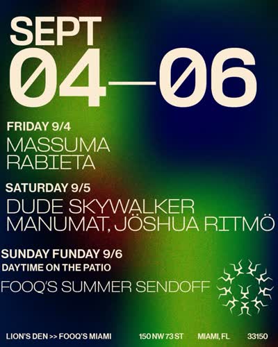 Fooq's Summer Sendoff