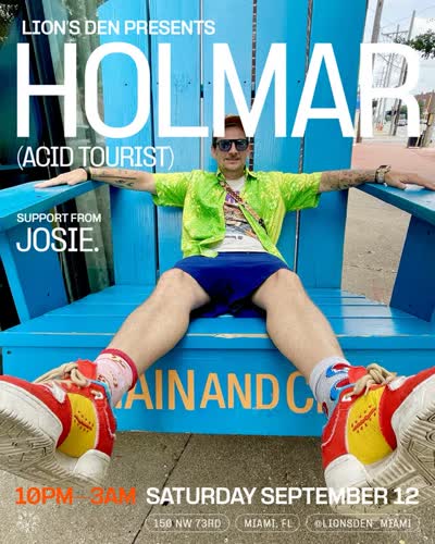 Saturday Sep 12 we welcome @holmarmusik for a night full of music with support from @josie.musique. We hope to see you there! RSVP link & table info in bio