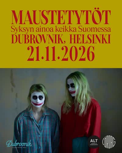 Loppuvuoden ahkerasti ulkomaita kiertävä Maustetytöt nähdään syksy ainoalla Suomen keikallaan Dubrovnikissa Vallilan konepajalla lauantaina 21.11.