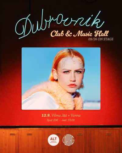 Vilma Jää - yksi uuden polven puhutuimmista pop-artisteista Dubrovnikissa